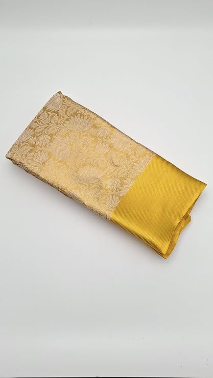 Gold Banarasi Tissue Silk Saree