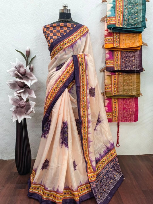 Chanderi Silk Cotton Saree